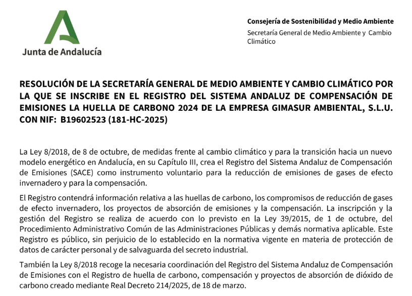 certificados de calidad, Huella de Carbono certificados de calidad, Huella de Carbono