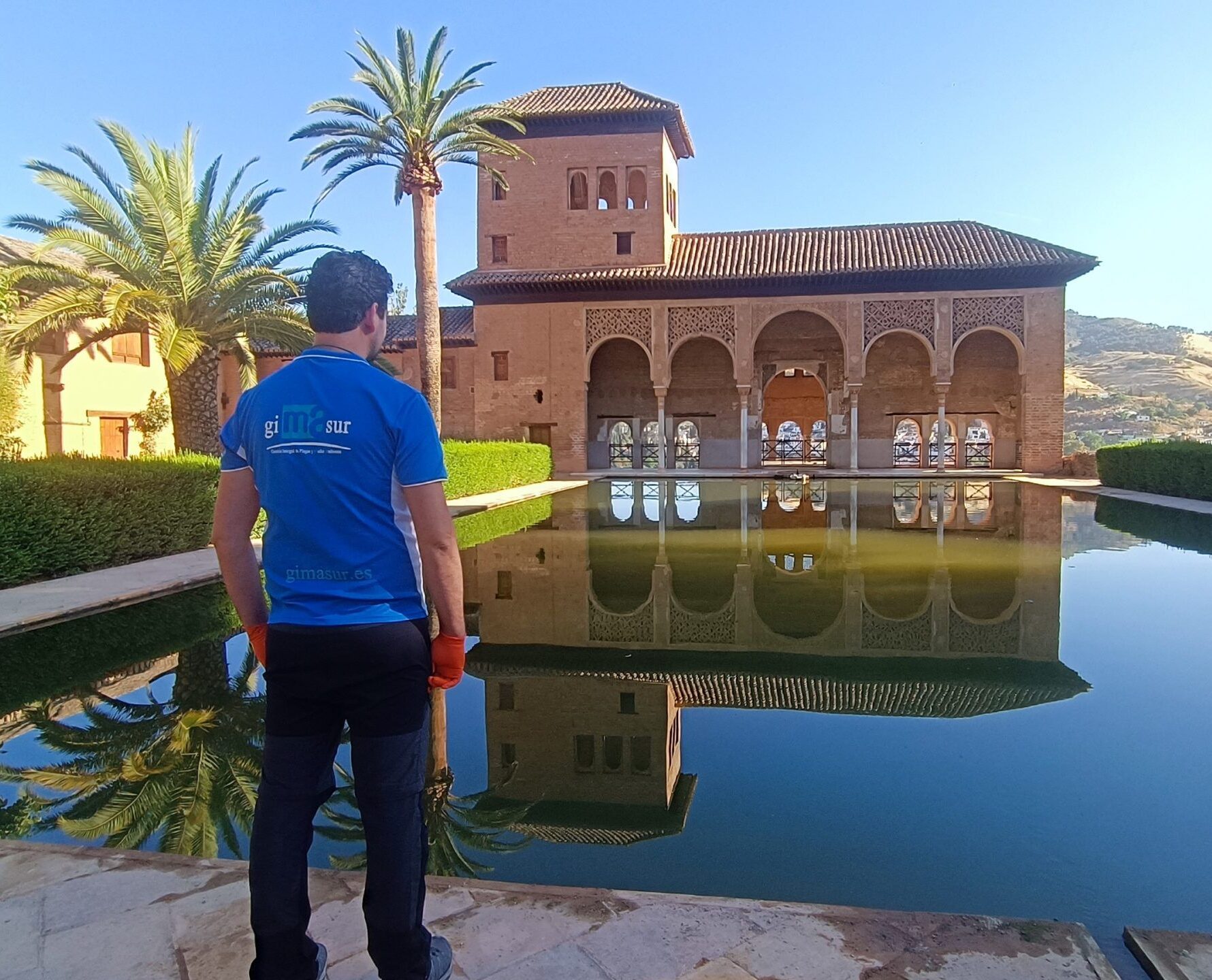 control de legionella en la Alhambra