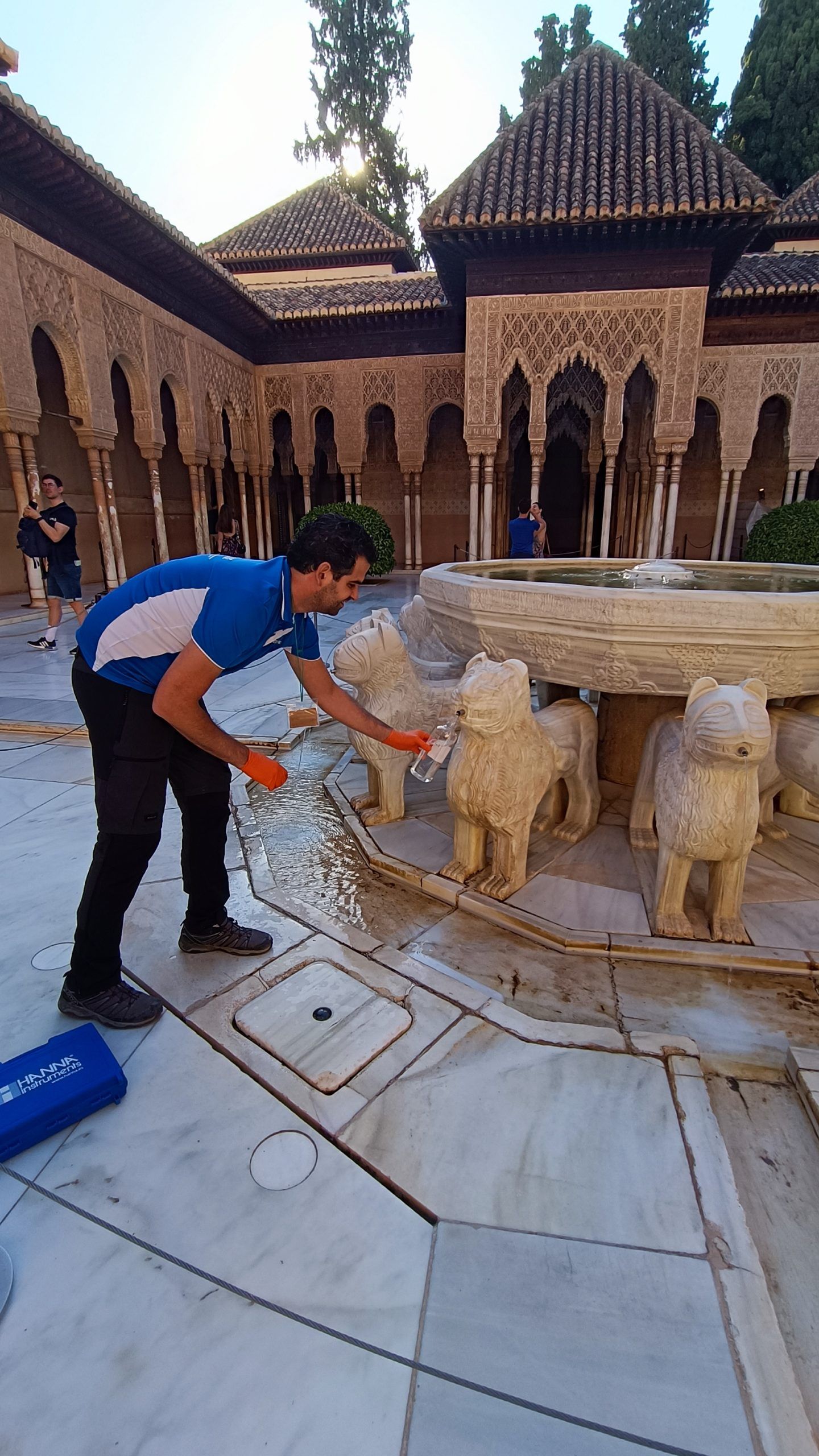 Traitement des légionelles à l'Alhambra